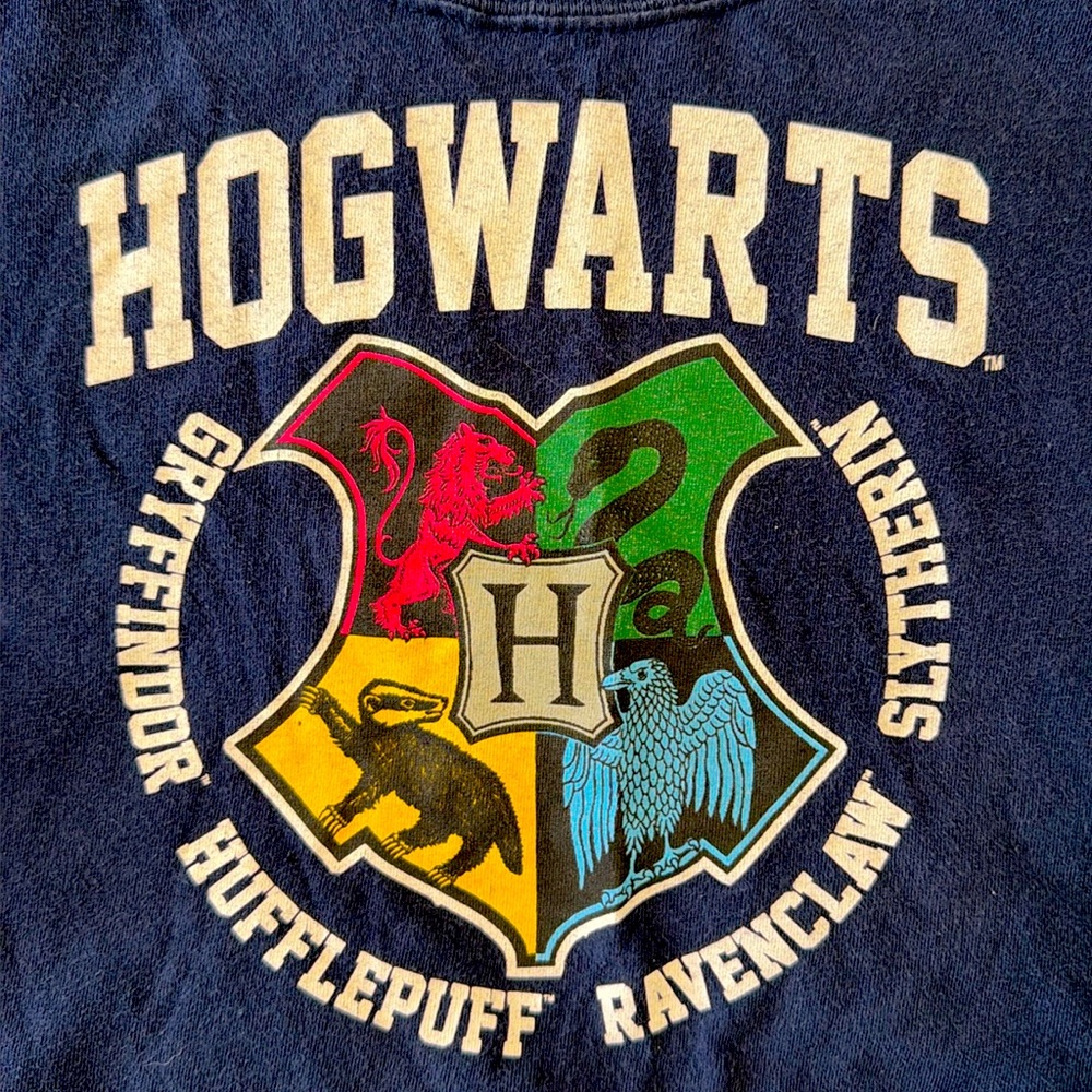 HARRY POTTER navy tshirt youth XL